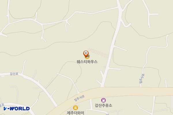 웨스티하우스 위치 지도 — 제주특별자치도 서귀포시 안덕면 일주서로1488번길 9