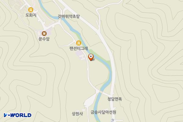 듦 위치 지도 — 경상북도 경산시 와촌면 대한길 30