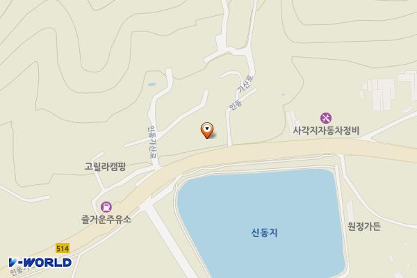 캘러웨이구미신동점 위치 지도 — 경상북도 구미시 인동가산로 599