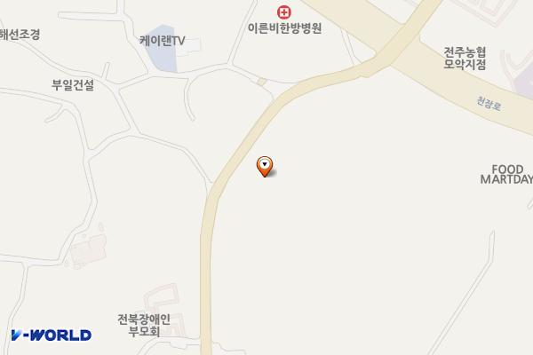 금화식당 위치 지도 — 전북특별자치도 전주시 완산구 계룡산길 21