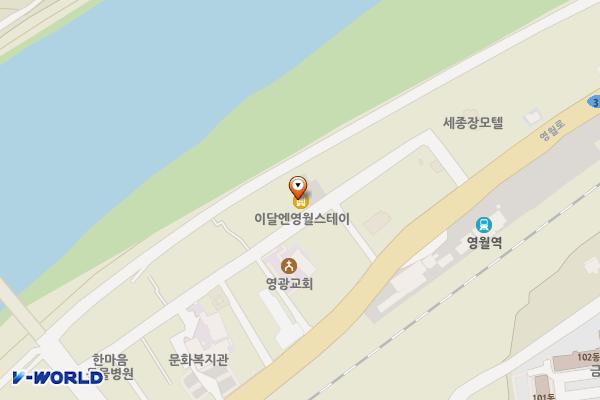 덕포전통시장 주차장 위치 지도 — 강원특별자치도 영월군 영월읍 덕포시장길 53