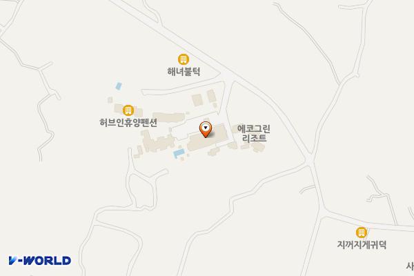 에코그린리조트/에코패밀리주식회사 위치 지도 — 제주특별자치도 제주시 한림읍 귀덕6길 94