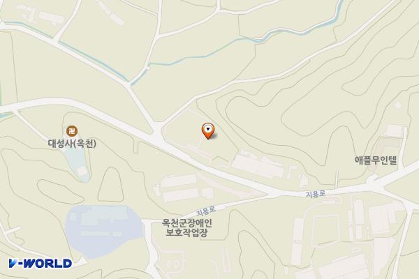 주식회사교동식품 위치 지도 — 충청북도 옥천군 옥천읍 지용로 165