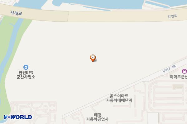 한국서부발전 (주) 군산발전본부 위치 지도 — 전북특별자치도 군산시 구암3.1로 91-5