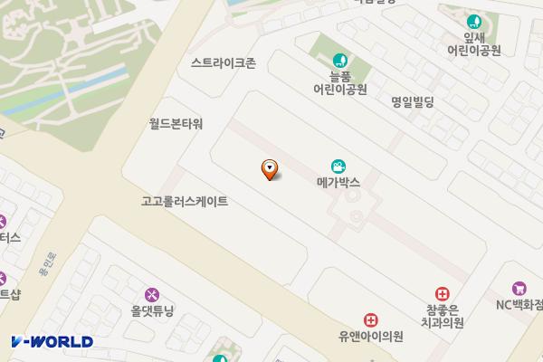 트윈타워 12(1차) 위치 지도 — 경기도 의정부시 오목로225번길 135