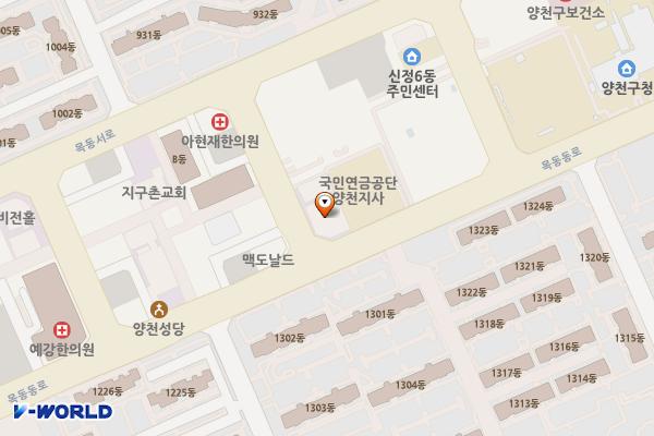 세신교회/재단법인기독교대한감리회유지재단 위치 지도 — 서울특별시 양천구 목동동로 77
