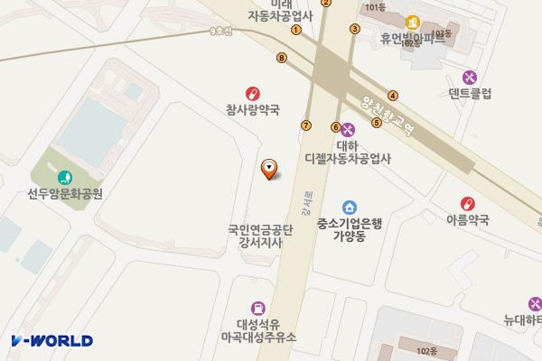마곡엠코지니어스타관리단 위치 지도 — 서울특별시 강서구 강서로 471