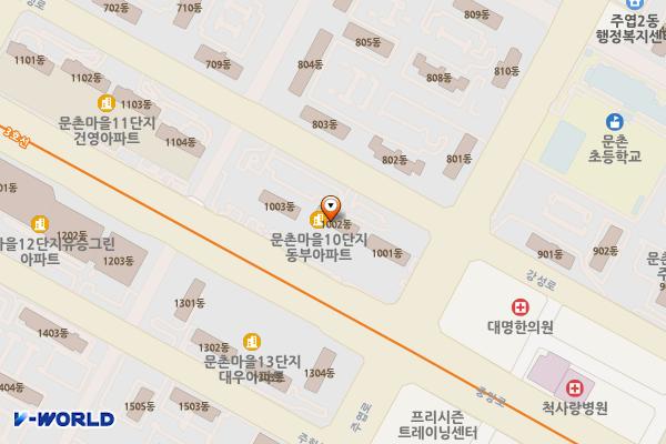 동부썬프라자 위치 지도 — 경기도 고양시 일산서구 중앙로 1470