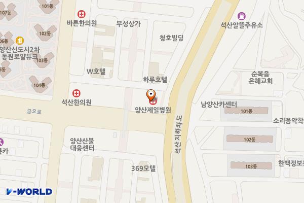 에이치씨타워관리단 위치 지도 — 경상남도 양산시 동면 금오로 255