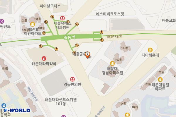 이룸 제이타워 관리단 위치 지도 — 부산광역시 해운대구 좌동순환로 502