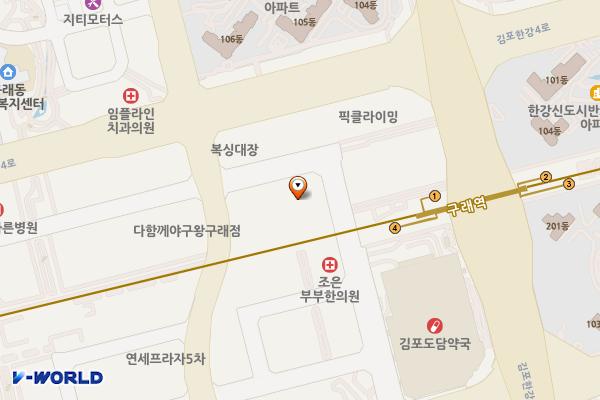 아스타프라자관리단 위치 지도 — 경기도 김포시 김포한강9로76번길 63