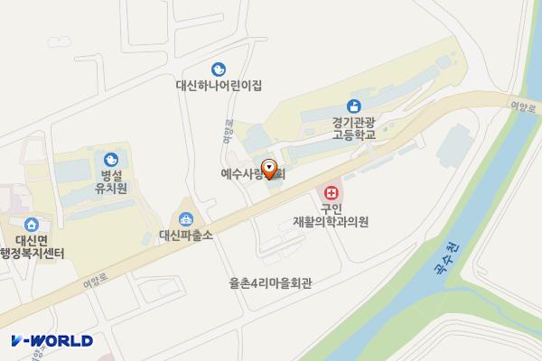 경기관광고등학교 위치 지도 — 경기도 여주시 대신면 여양로 1416