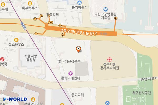 (주)아이비에스인더스트리(노스게이트빌딩) 위치 지도 — 서울특별시 종로구 새문안로5길 55