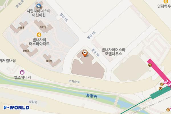 힐스테이트 별내역 관리단 관리위원회 위치 지도 — 경기도 남양주시 별내1로 6