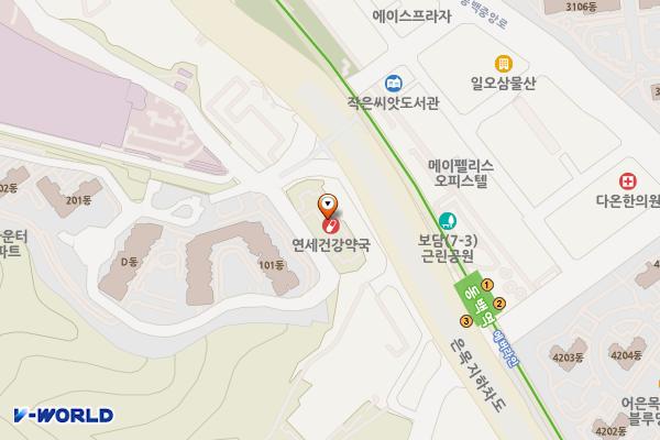 동백스퀘어일레븐 관리단 위치 지도 — 경기도 용인시 기흥구 동백죽전대로 331