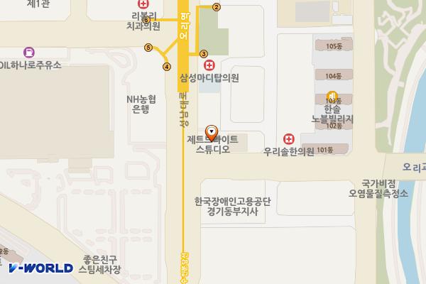 동아그린프라자운영위원회 위치 지도 — 경기도 성남시 분당구 성남대로 30