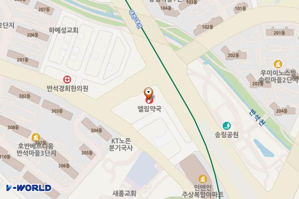 옥타브상가 비동 관리단 위치 지도 — 대전광역시 유성구 지족로 374