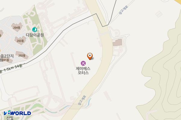 ㈜한성에프아이(SP) 위치 지도 — 경기도 남양주시 화도읍 묵현리 373