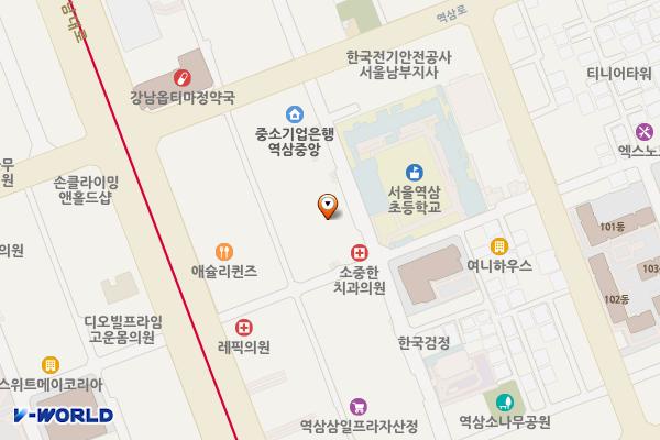 성우스타우스관리단 위치 지도 — 서울특별시 강남구 역삼로4길 16