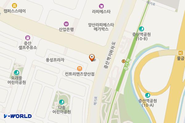 네오앤스타상가 운영위원회 위치 지도 — 경상남도 양산시 물금읍 증산역로 180