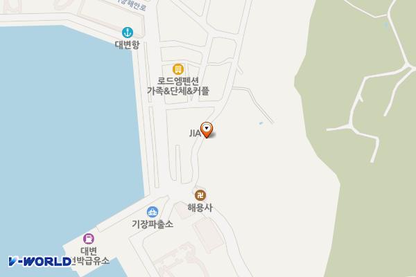 주식회사 더젬코리아(제이엠커피로스터스 부산본점)(SP) 위치 지도 — 부산광역시 기장군 기장읍 대변3길 8