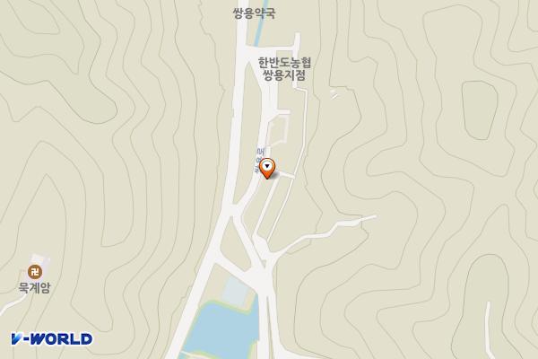 쌍용복지타운 앞 노상 위치 지도 — 강원특별자치도 영월군 한반도면 무동길 16
