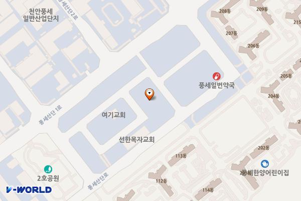 주식회사 태강13(SP) 위치 지도 — 충청남도 천안시 동남구 풍세면 풍세산단로 277