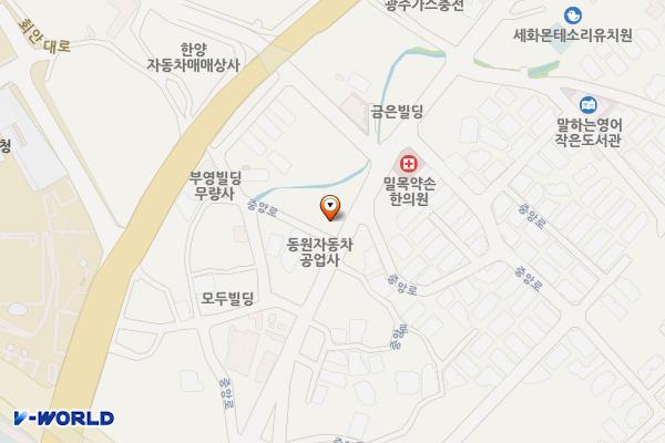 한경대국민건강보험공단(안성시) 위치 지도 — 경기도 광주시 중앙로 327