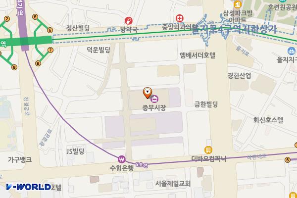 센트마상가(SP) 위치 지도 — 서울특별시 중구 동호로33길 24