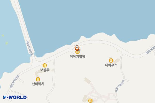 이야기별방(SP) 위치 지도 — 제주특별자치도 제주시 구좌읍 해맞이해안로 2040