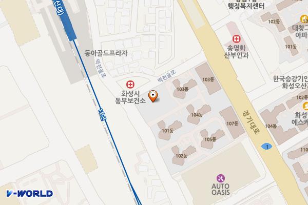 인텔리스테이관리단24 위치 지도 — 경기도 화성시 떡전골로 72-6