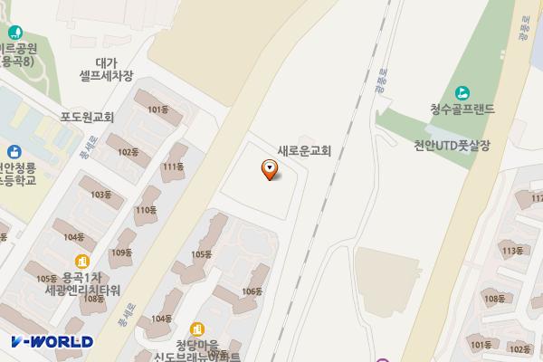코르지아상가관리단24 위치 지도 — 충청남도 천안시 동남구 풍세로 798
