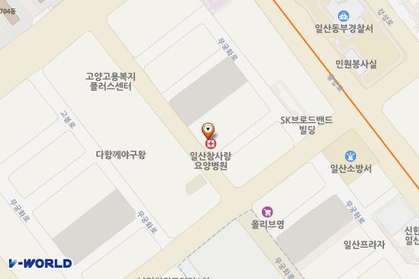 미듬자산관리 주식회사(남정시티프라자 8차) 위치 지도 — 경기도 고양시 일산동구 무궁화로 31-16