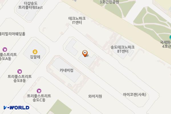 주식회사 디에스이 위치 지도 — 인천광역시 연수구 송도과학로16번길 13-33