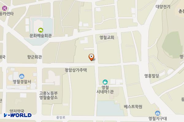 여성회관-서민들(한방향) 위치 지도 — 강원특별자치도 영월군 영월읍 단종로16번길 31
