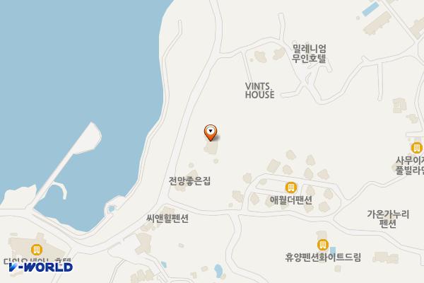 천상의노을(SP) 위치 지도 — 제주특별자치도 제주시 애월읍 애월해안로 424