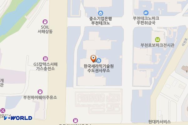 부천테크노파크2단지/비티피 2(BTP2)(T) 위치 지도 — 경기도 부천시 원미구 송내대로 388