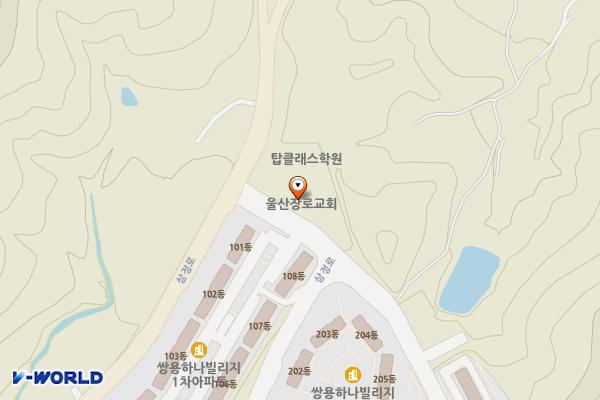 쌍용하나빌리지 상가번영회(T) 위치 지도 — 울산광역시 울주군 청량읍 삼정로 92-5