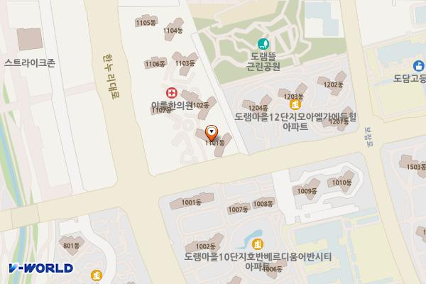 세종반도카림애비뉴관리단(T) 위치 지도 — 세종특별자치시 보듬4로 9