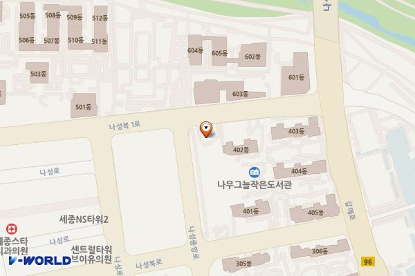 트리쉐이드 리젠시 상가관리단(T) 위치 지도 — 세종특별자치시 나성북로 47