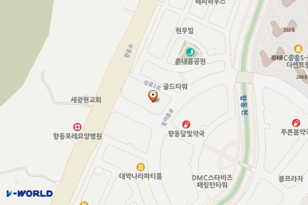 디엠씨(DMC)스타비즈3st 관리단 위치 지도 — 경기도 고양시 덕양구 꽃마을로 37