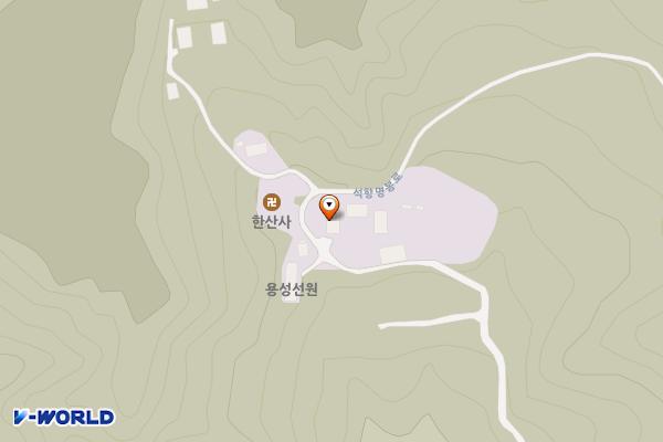 재단법인대한불교조계종대각회 한산사(SP) 위치 지도 — 경상북도 문경시 동로면 석항명봉로 609-368