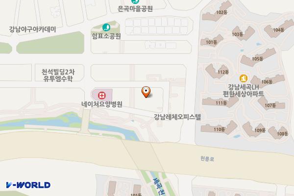 세곡동드림하이오피스텔 위치 지도 — 서울특별시 강남구 헌릉로569길 21-30
