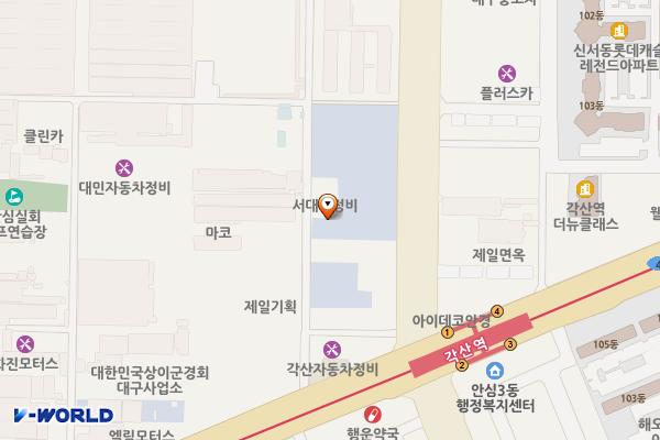 대구 유니클로 위치 지도 — 대구광역시 동구 신서로 11