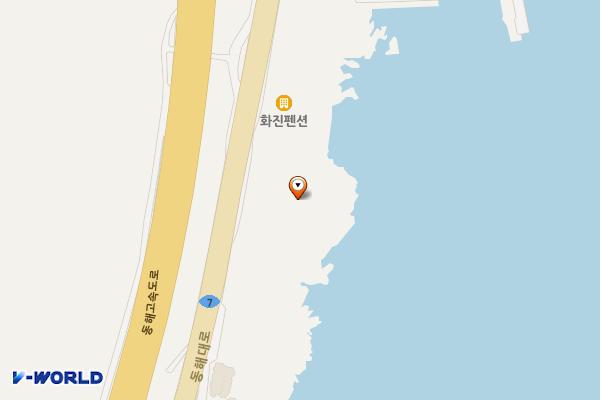 러블랑 위치 지도 — 경상북도 포항시 북구 송라면 동해대로 3310