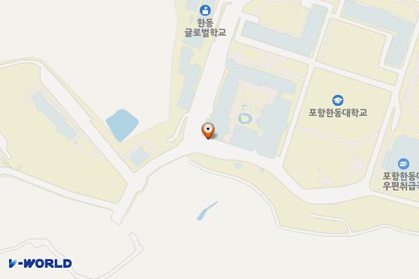 한동대학교 2파워플랜트 위치 지도 — 경상북도 포항시 북구 흥해읍 한동로 558