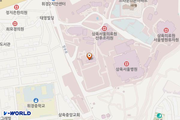 삼육서울병원 추모관 위치 지도 — 서울특별시 동대문구 망우로 82