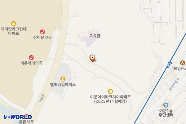 이문아이파크자이 HDC 비거주 지하2층 위치 지도 — 서울특별시 동대문구 이문동 149-7