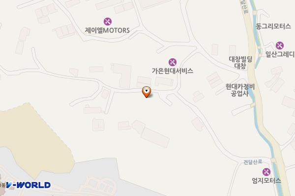 백마운수 위치 지도 — 경기도 고양시 일산동구 견달산로225번길 21-29