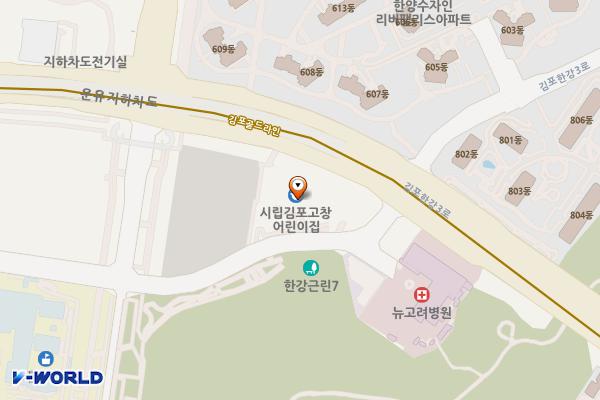 장기7 공영주차장 위치 지도 — 경기도 김포시 장기동 1888-18